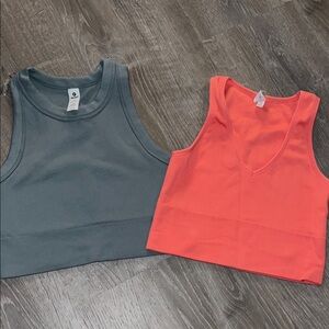 90 Degree Ribbed Tank Tops